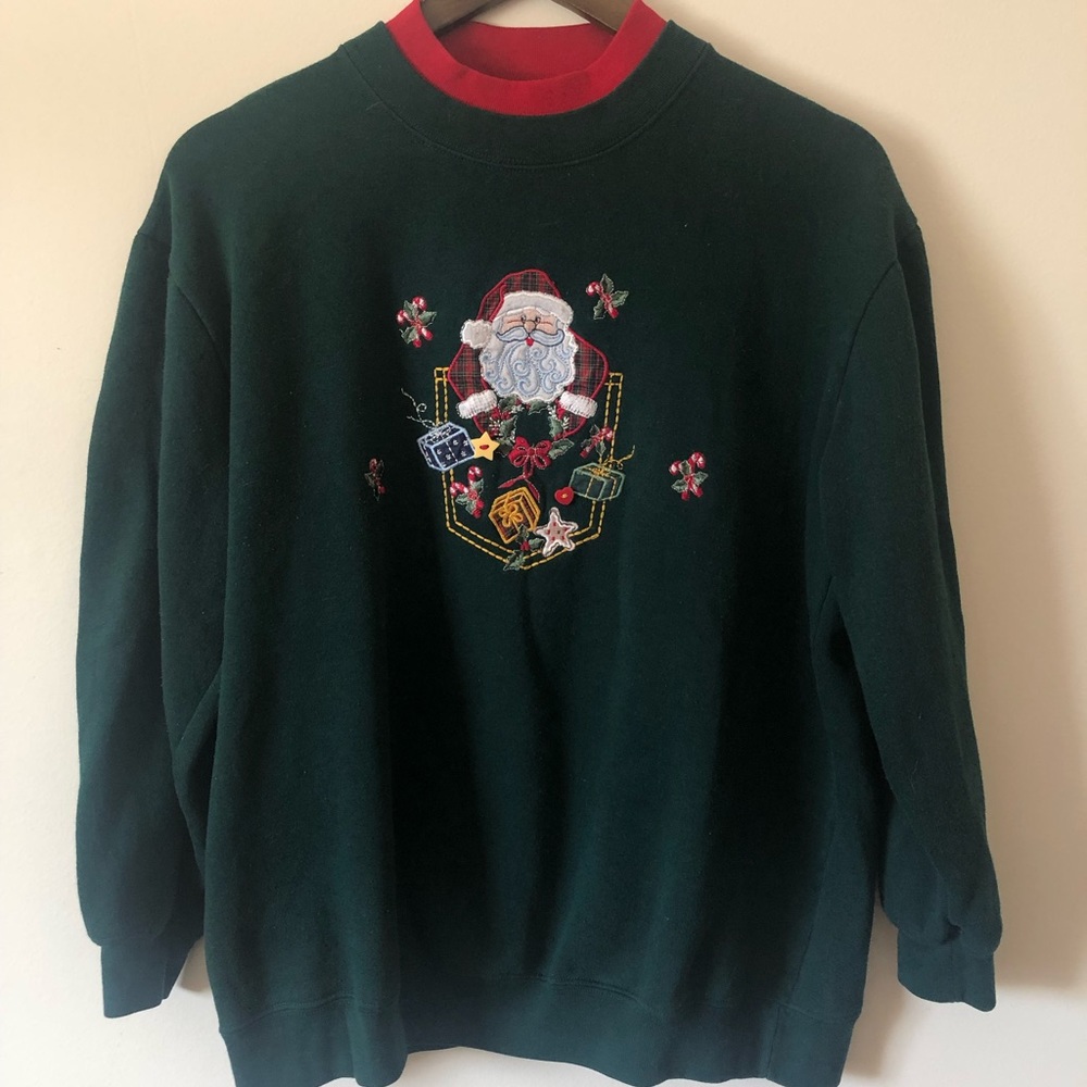 Vintage Christina’s Santa sweater